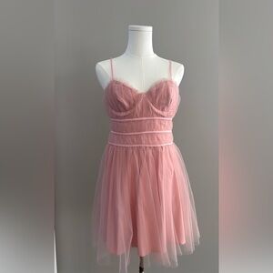 MAJORELLE Pink Tulle Dress from Revolve